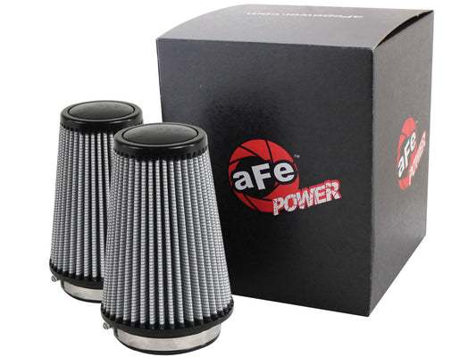 Afe Power Air Filter Element - Magnum FLOW Pro DRY S - Clamp-On - Conical - 5 in Base Diameter - 3.5 in Top Diameter -