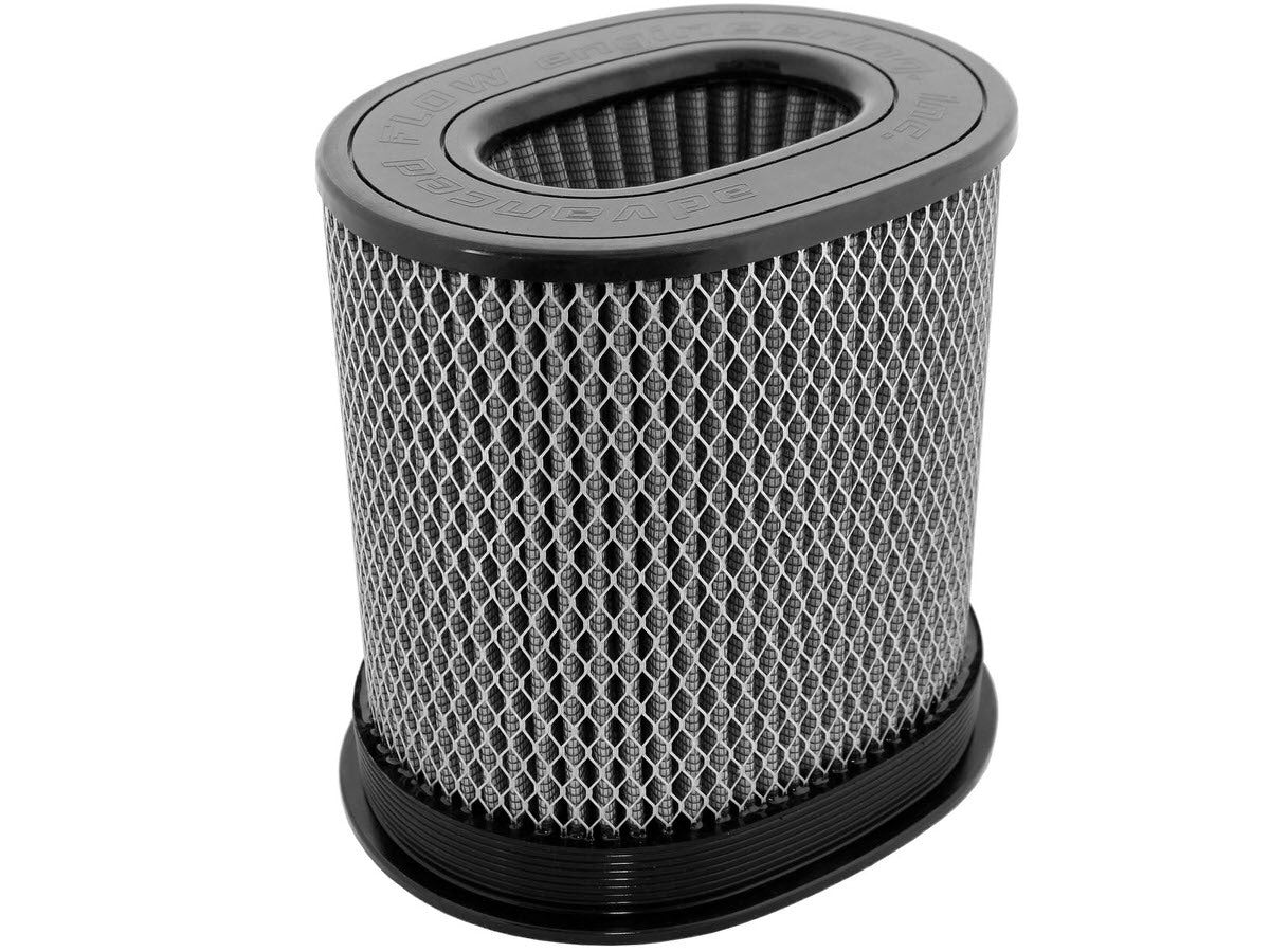 Afe Power Air Filter Element - Magnum FLOW Pro DRY S - Clamp-On - Oval - 9 in Length x 7 in Width - 7 in x 4.75 in