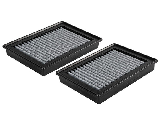 Afe Power Air Filter Element - Magnum FLOW Pro DRY S - Panel - Synthetic - White - Infiniti Q50 2016-24 / Q60 2017-22