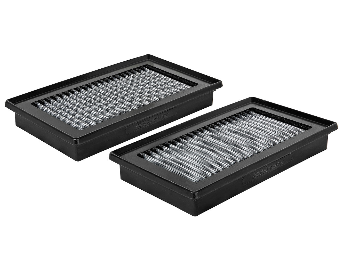 Afe Power Air Filter Element - Magnum FLOW Pro DRY S - Panel - Synthetic - White - Infiniti Q50 2014-18 - Pair