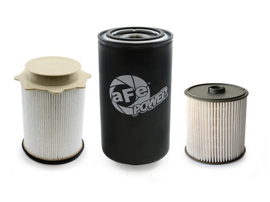 Afe Power Filter Fluid Pack - PROGUARD - Fuel Filter / Fuel Water Separator / Oil Filter - Dodge Cummins - Dodge Ram
