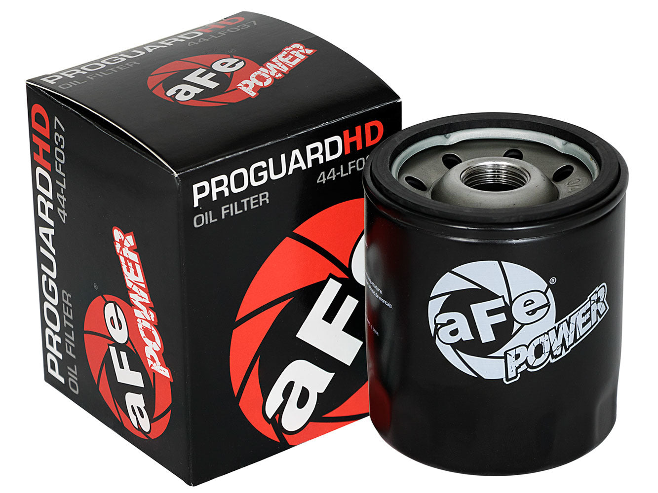 Afe Power Oil Filter - Pro Guard HD - Canister - Screw-On - Steel - Black Paint - Various Applications - Each