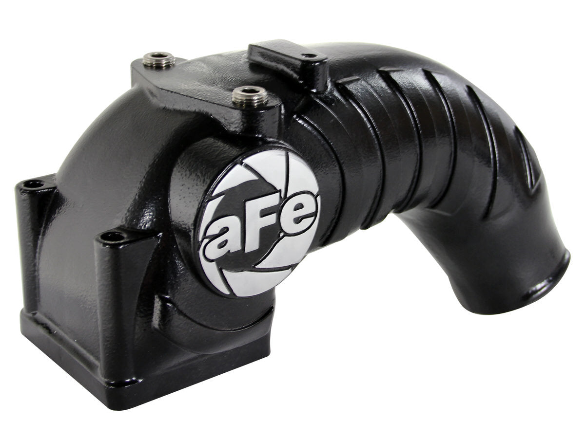 Afe Power Intake Pipe - Elbow - BladeRunner - Aluminum - Black Powder Coat - Dodge Cummins 2003-07 - Kit