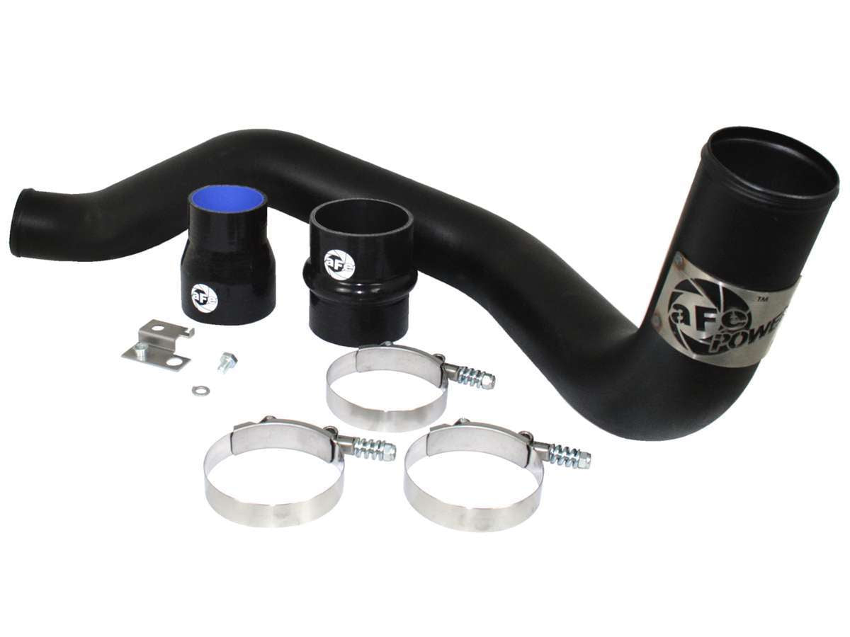 Afe Power Intercooler Pipe - BladeRunner - Aluminum - Black Powder Coat - Turbocharger to Intercooler - GM Duramax