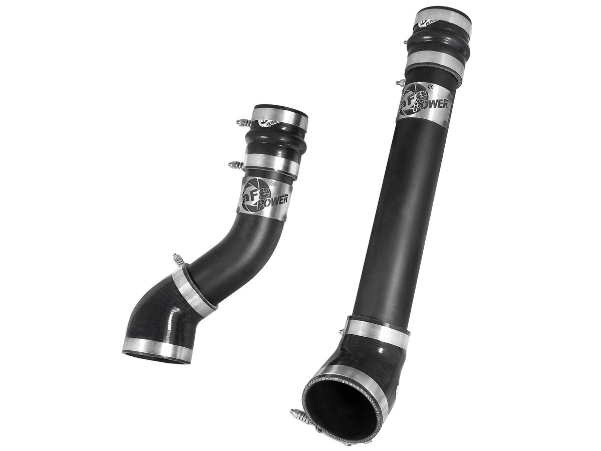 Afe Power Intercooler Pipe - BladeRunner - Aluminum - Black Powder Coat - Turbocharger to Intercooler - Dodge Cummins