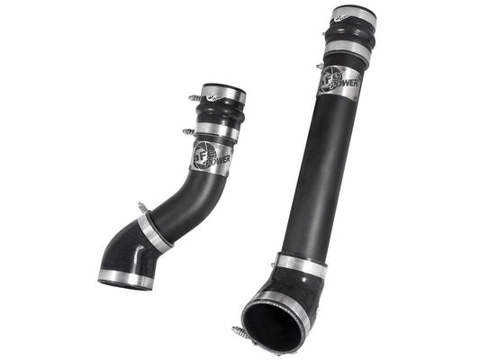 Afe Power Intercooler Pipe - BladeRunner - Aluminum - Black Powder Coat - Turbocharger to Intercooler - Dodge Cummins