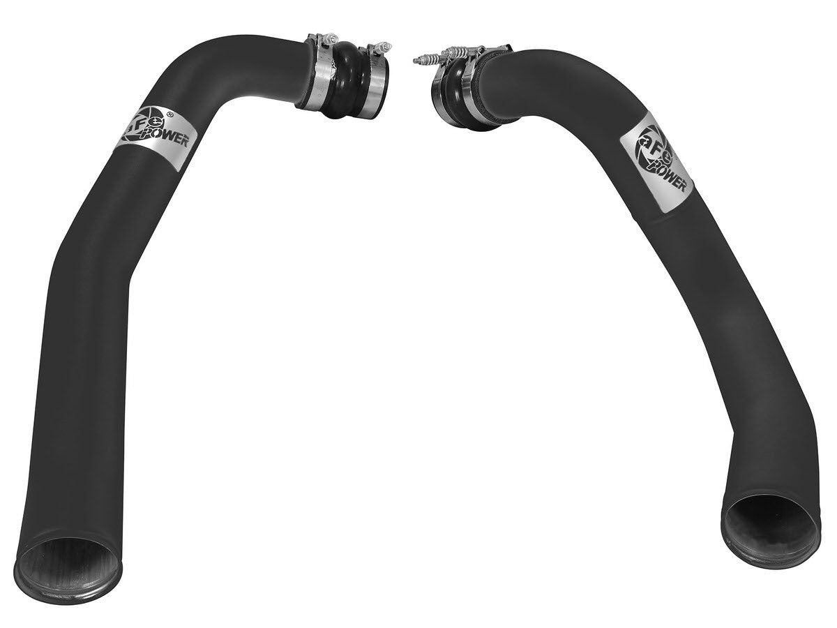 Afe Power Intercooler Pipe - BladeRunner - Aluminum - Black Powder Coat - Turbocharger to Intercooler - Ford
