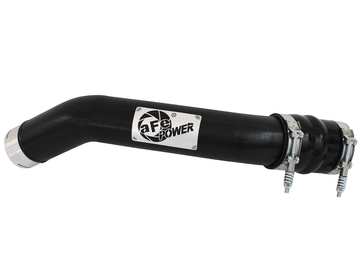 Afe Power Intercooler Pipe - BladeRunner - Aluminum - Black Powder Coat - Intercooler Hot Side - Ford Powerstroke -