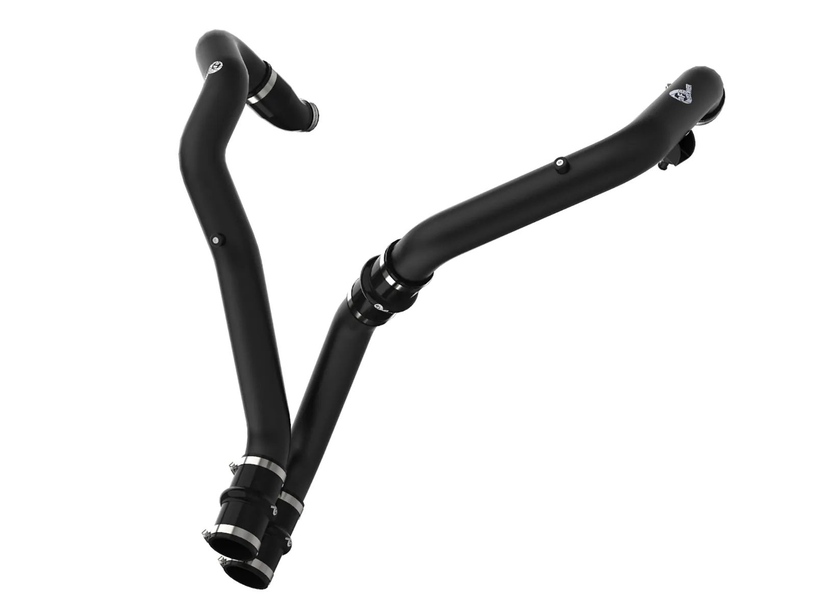 Afe Power Intercooler Pipe - BladeRunner - Aluminum - Black Powder Coat - Turbocharger to Intercooler - Ford EcoBoost