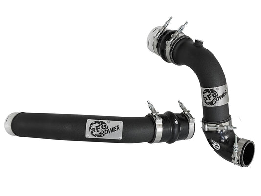 Afe Power Intercooler Pipe - BladeRunner - Aluminum - Black Powder Coat - Turbocharger to Intercooler - Ford