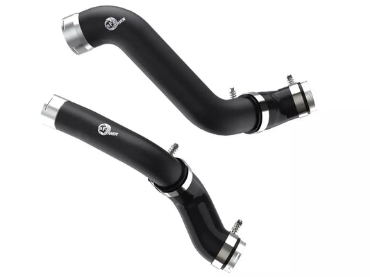 Afe Power Intercooler Pipe - BladeRunner - Aluminum - Black Powder Coat - Turbocharger to Intercooler - GM TurboMax -