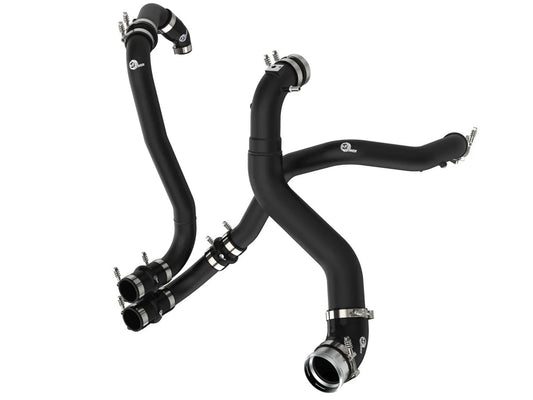 Afe Power Intercooler Pipe - BladeRunner - Aluminum - Black Powder Coat - Turbocharger to Intercooler - Ford EcoBoost