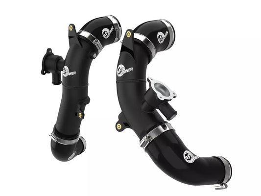 Afe Power Intercooler Pipe - BladeRunner - Aluminum - Black Powder Coat - Turbocharger to Intercooler - Toyota V6 -