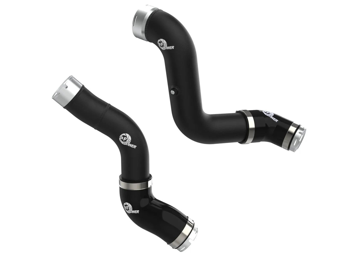 Afe Power Intercooler Pipe - BladeRunner - Aluminum - Black Powder Coat - Turbocharger to Intercooler - GM TurboMax -