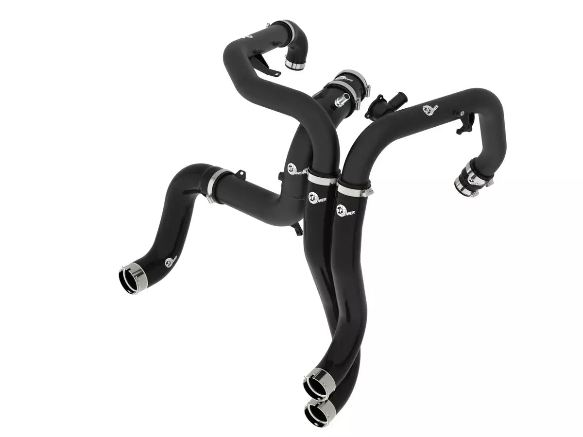 Afe Power Intercooler Pipe - BladeRunner - Aluminum - Black Powder Coat - Turbocharger to Intercooler - Ford EcoBoost