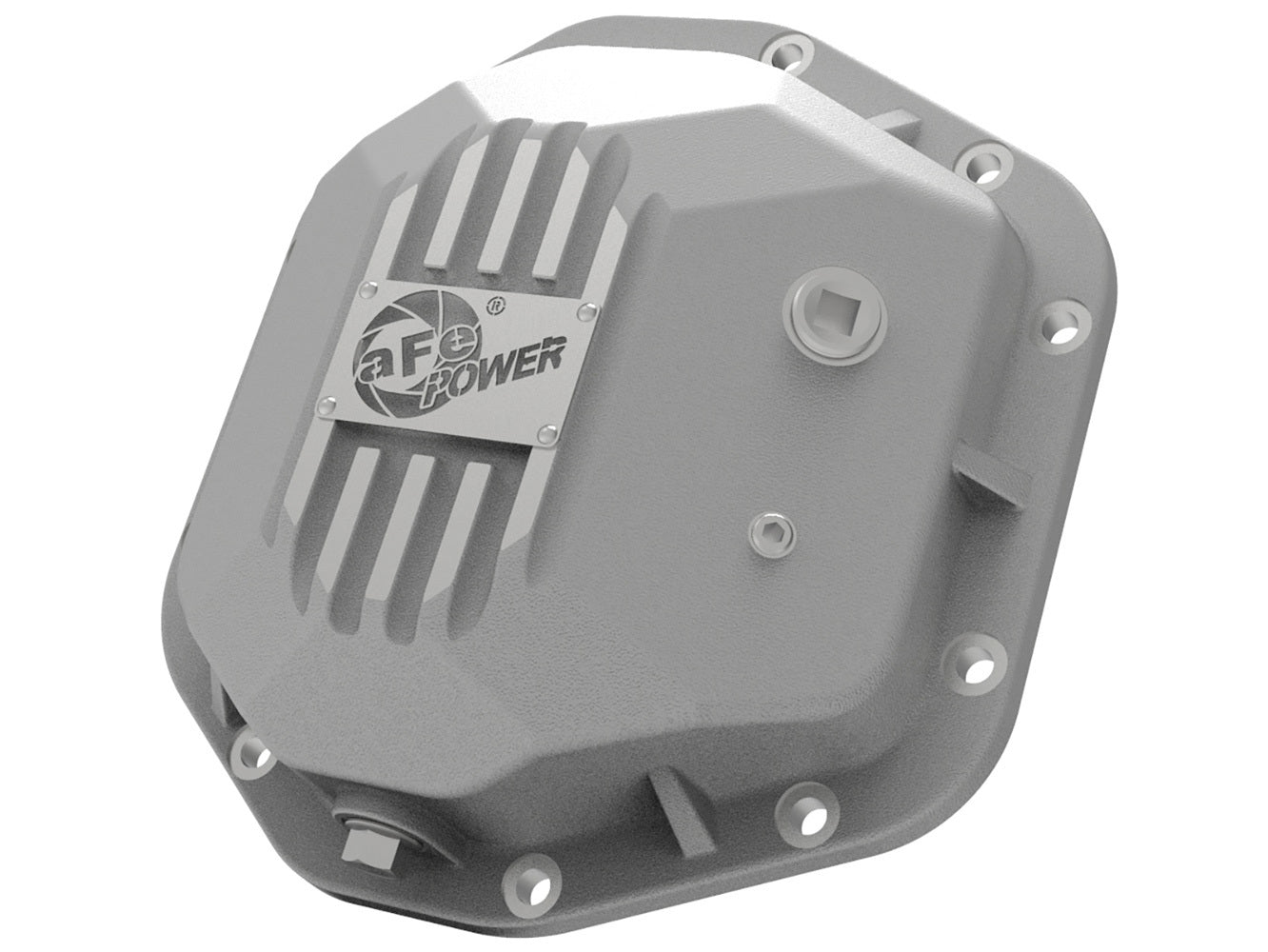 Afe Power Differential Cover - Street Series - Finned - Hardware / Gasket Included - Aluminum - Natural - Dana 44 -