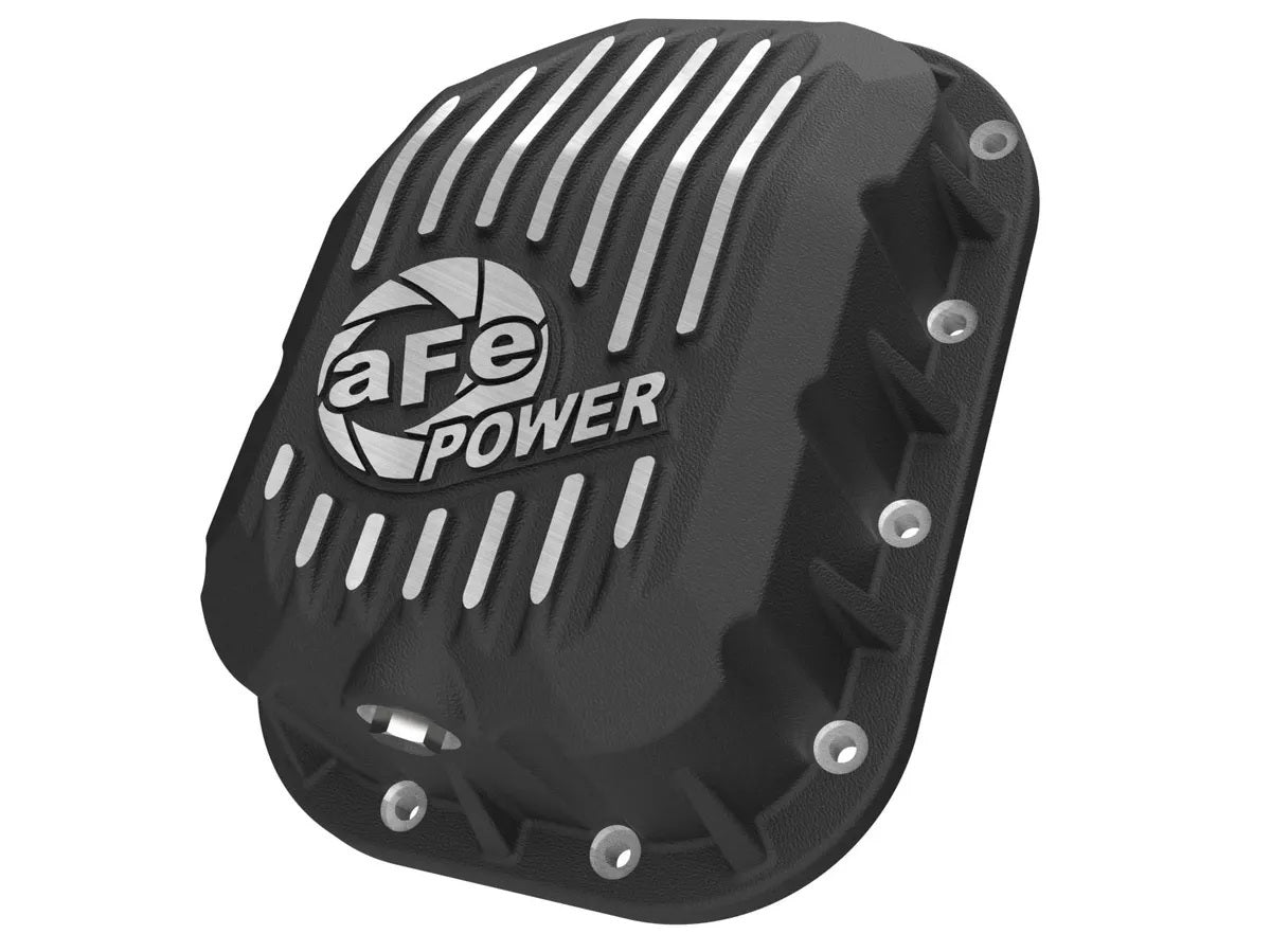 Afe Power Engine Oil Pan - Street Series - Full Sump - 6.5 qt - 3.09 in Deep - Finned - Aluminum - Black Powder Coat -