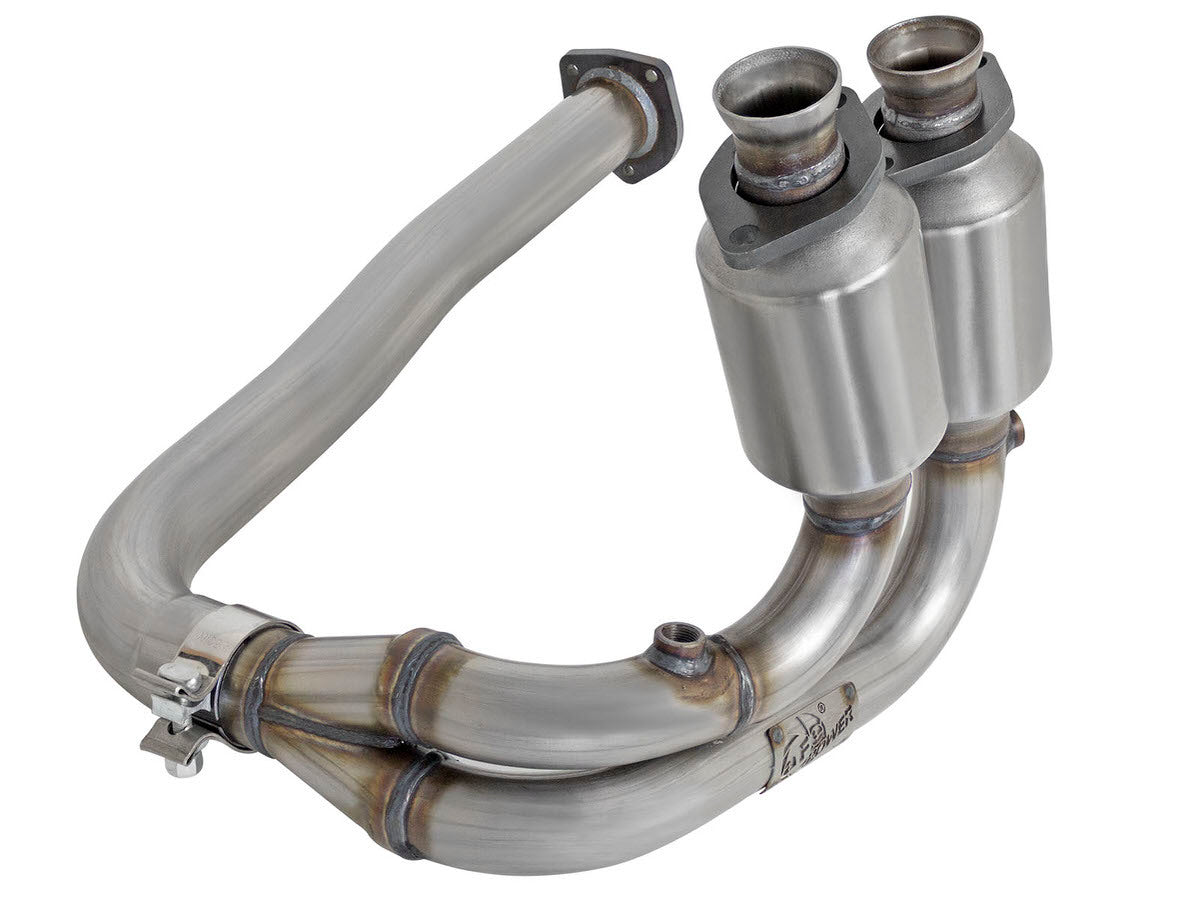 Afe Power Catalytic Converter - Direct Fit - Stainless - Natural - Jeep Inline-6 - Jeep Wrangler TJ 2000-03 - Kit