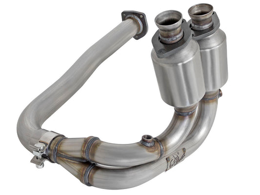 Afe Power Catalytic Converter - Direct Fit - Stainless - Natural - Jeep Inline-6 - Jeep Wrangler TJ 2000-03 - Kit