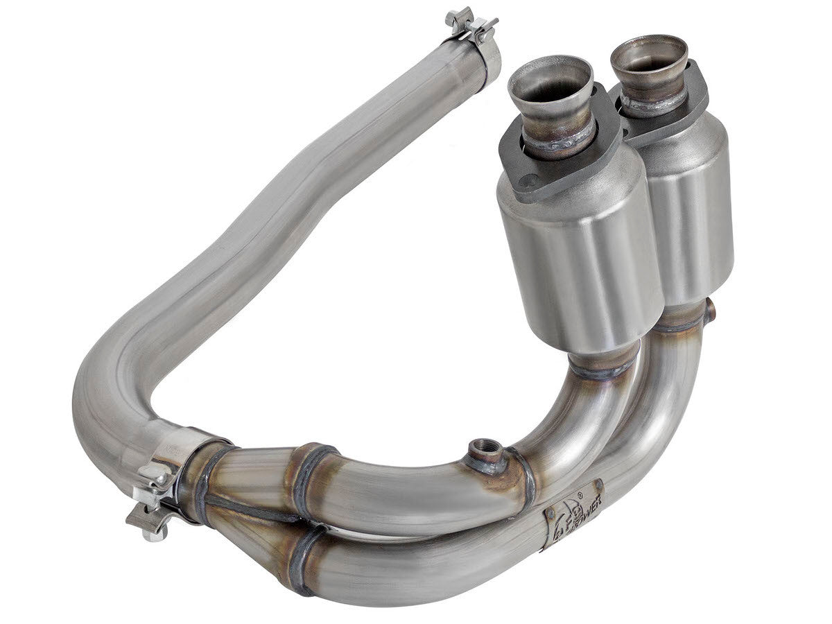 Afe Power Catalytic Converter - Direct Fit - Stainless - Natural - Jeep Inline-6 - Jeep Wrangler TJ 2004-06 - Kit