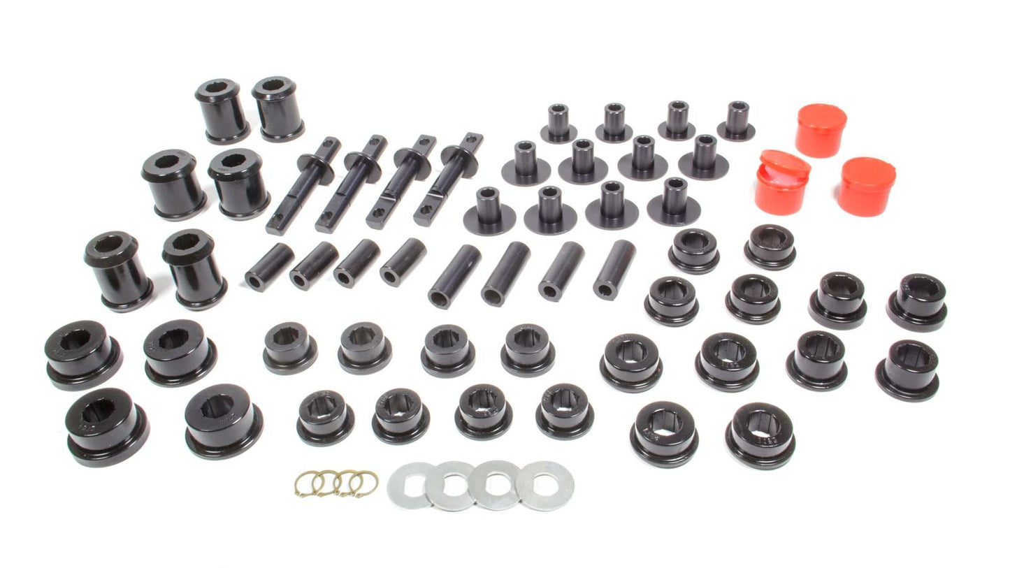 Afe Power Control Arm Bushing - Front / Rear - Aluminum - Clear Anodized - Chevy Corvette 1997-2013 - Kit