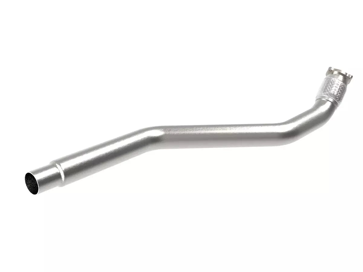 Afe Power Resonator Delete - 3 in Inlet - 3 in Outlet - Stainless - Natural - Audi 4-Cylinder - Audi A4 / A5 / Q5 /