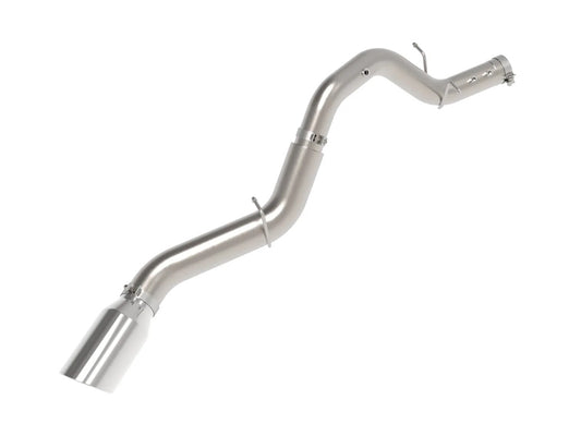 Afe Power Exhaust System - Large Bore-HD - Filter Back - 5 in Diameter - Single Rear Exit - 7 in Polished Tip -