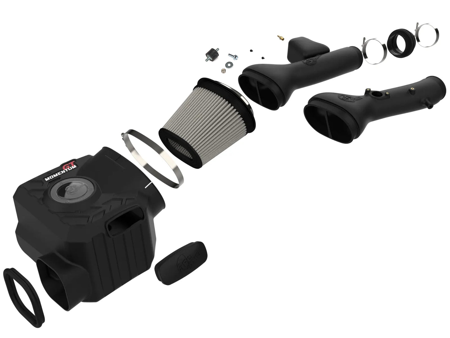 Afe Power Air Induction System - Momentum GT - Reusable Dry Filter - Plastic - Black - Toyota V6 - Toyota Midsize SUV