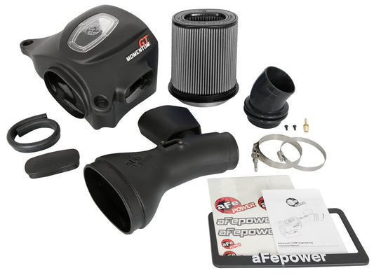 Afe Power Air Induction System - Momentum GT - Reusable Dry Filter - Plastic - Black - Toyota V8 - Lexus LX570 2008-21