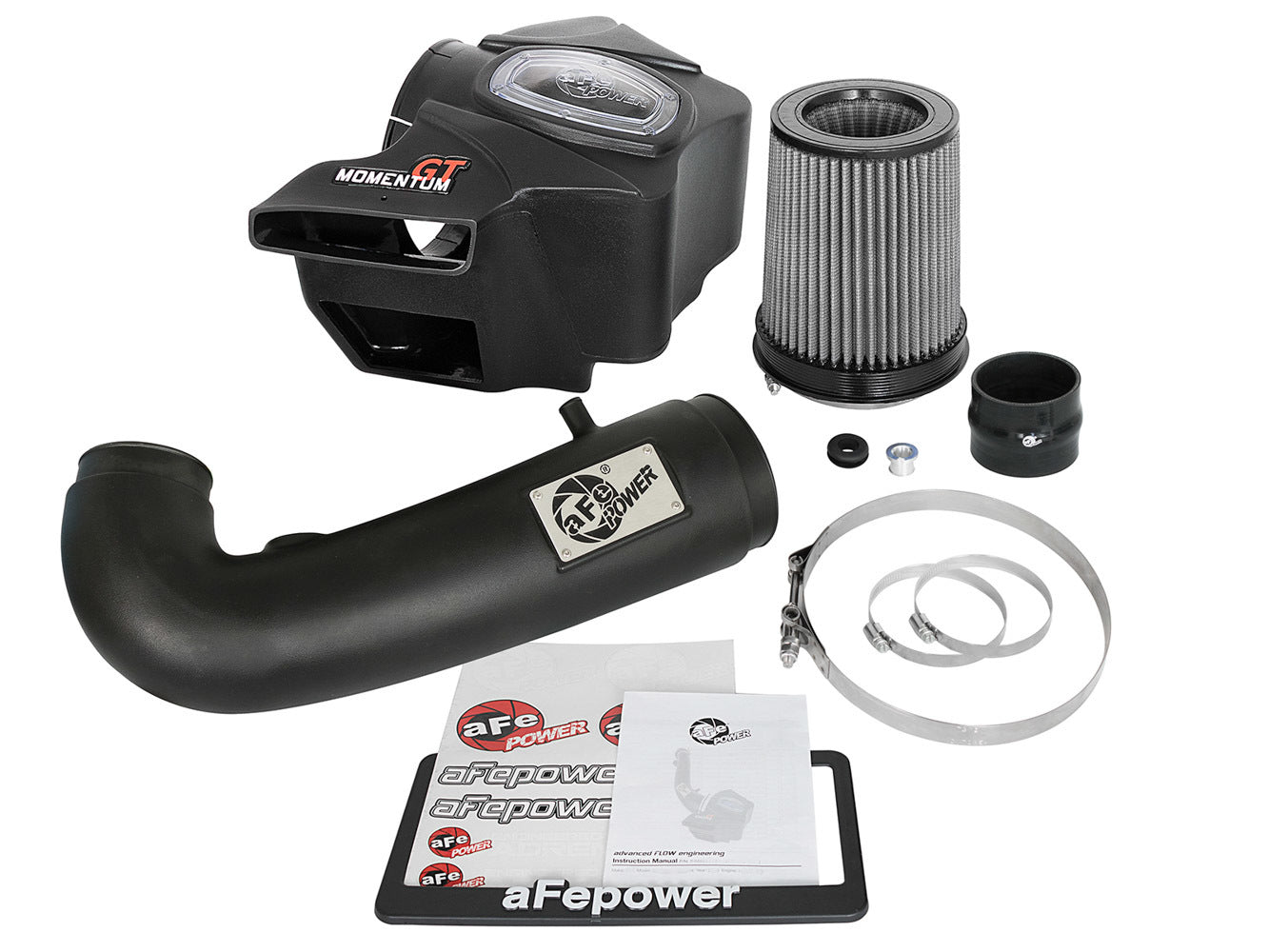 Afe Power Air Induction System - Momentum GT - Reusable Dry Filter - Plastic - Black - Mopar Gen III Hemi - Dodge