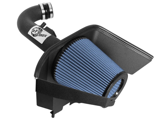 Afe Power Air Induction System - Magnum FORCE Stage-2 - Reusable Oiled Filter - Aluminum - Black Powder Coat - GM V6 -