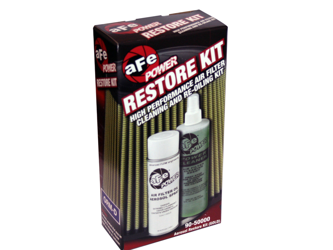 Afe Power Air Filter Service Kit - 12 oz Pump Bottle Cleaner - 6.25 oz Aerosol Oil - Fiber Filter - Kit