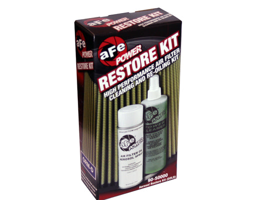 Afe Power Air Filter Service Kit - 12 oz Pump Bottle Cleaner - 6.25 oz Aerosol Oil - Fiber Filter - Kit