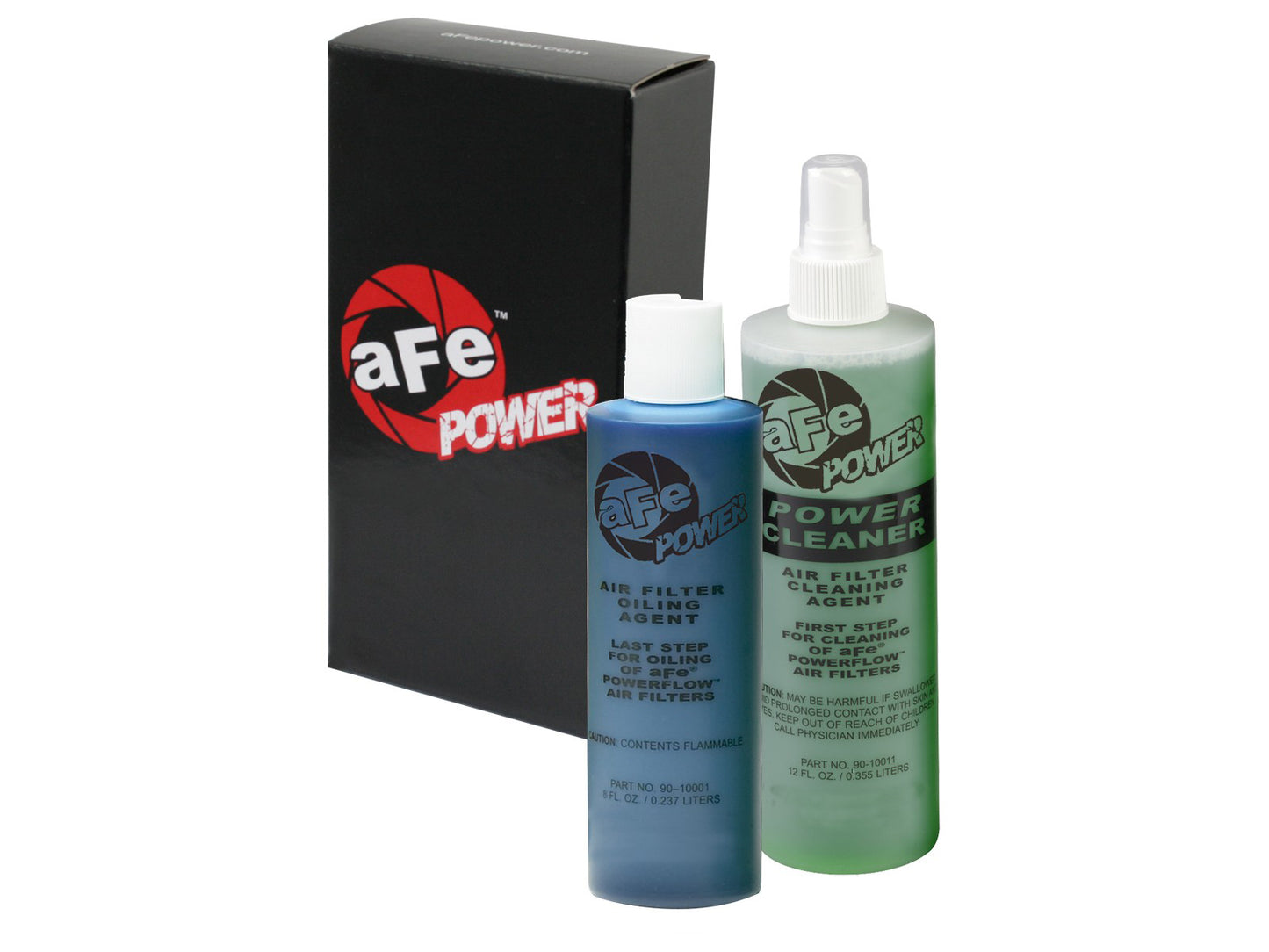 Afe Power Air Filter Service Kit - 12 oz Pump Bottle Cleaner - 8 oz Squeeze Bottle Oil - Fiber Filter - Kit