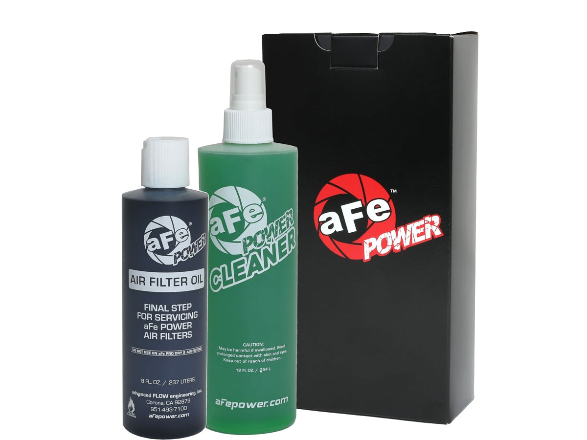 Afe Power Air Filter Cleaner - 12 oz Pump Bottle Cleaner - 8 oz Squeeze Bottle - Black Oil - AFE Magnum Flow Pro 5R