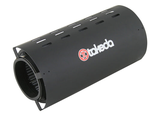 Afe Power Air Intake Splash Shield - Stainless - Black Powder Coat - Takeda Attack Stage 2 Cold Air Intakes - Each