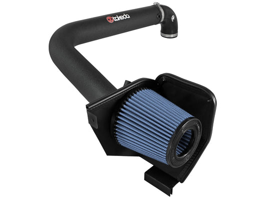 Afe Power Air Induction System - Takeda Retain Stage-2 - Reusable Oiled Filter - Aluminum - Black Powder Coat - Mopar