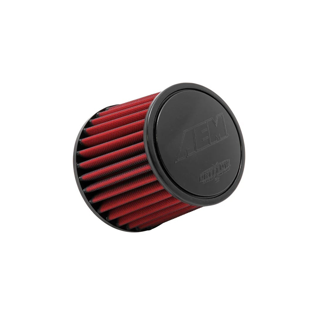Aem Induction Air Filter Element - DryFlow - Clamp-On - Conical - 6 in Base - 5-1/8 in Top Diameter - 5-1/4 in Tall -
