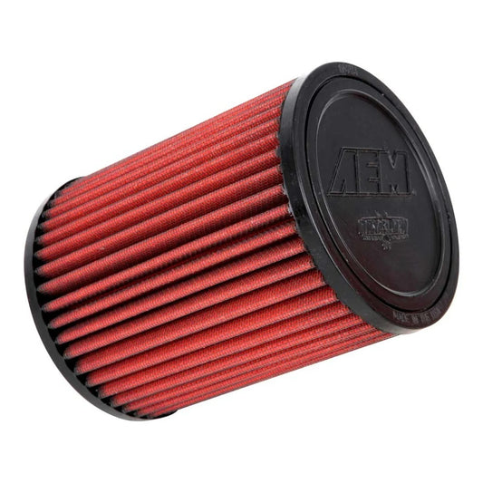 Aem Induction Air Filter Element - DryFlow - Clamp-On - Round - 5 in Diameter - 6.5 in Tall - 3 in Flange - Synthetic
