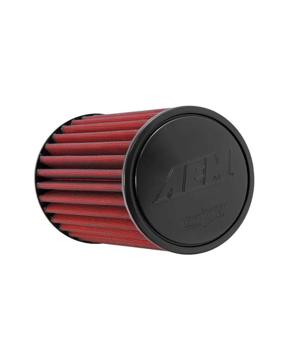 Aem Induction Air Filter Element - DryFlow - Clamp-On - Conical - 6 in Base - 5-1/8 in Top Diameter - 9-3/16 in Tall -