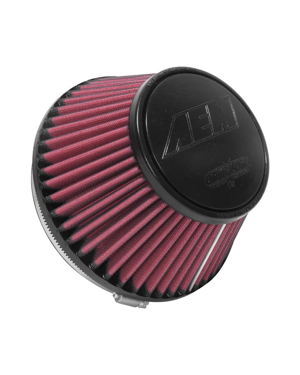 Aem Induction Air Filter Element - DryFlow - Clamp-On - Conical - 7.375 in Base - 4.781 in Top Diameter - 4 in Tall -