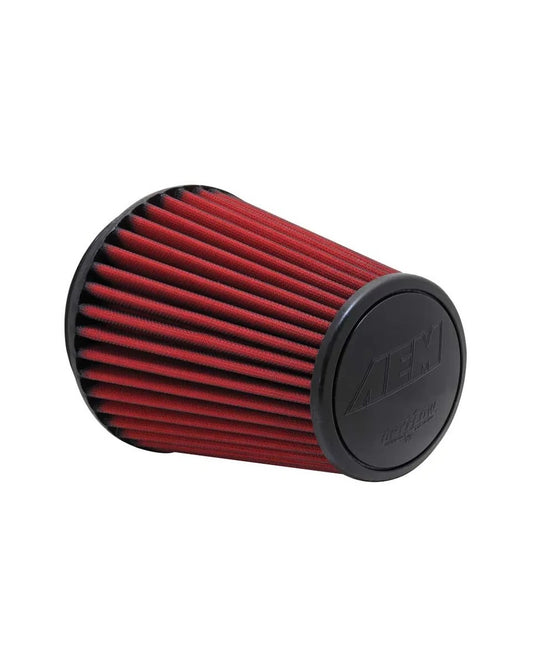 Aem Induction Air Filter Element - DryFlow - Clamp-On - Conical - 7-1/2 in Base - 5-1/8 in Top Diameter - 8-1/8 in