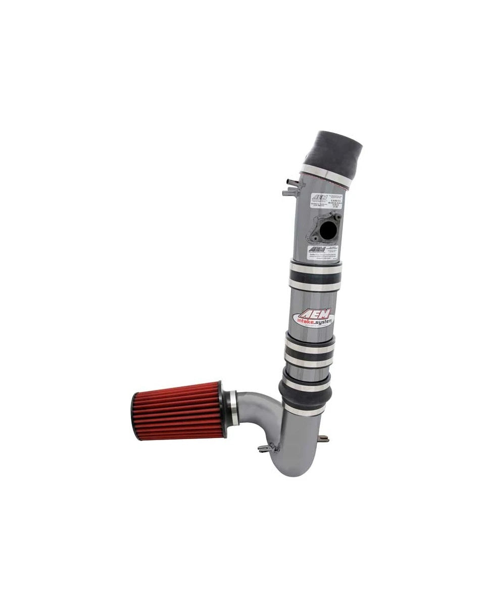 Aem Induction Air Induction System - Dryflow - Reusable Dry Filter - Aluminum - Gray Powder Coat - Mazda RX-8 2004-11