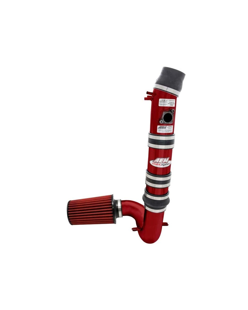 Aem Induction Air Induction System - Dryflow - Reusable Dry Filter - Aluminum - Red Powder Coat - Mazda RX-8 2004-11 -