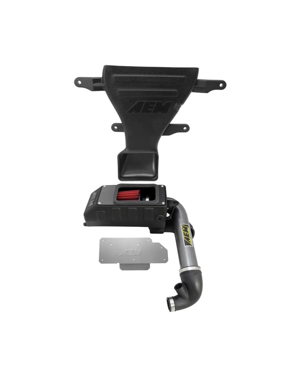 Aem Induction Air Induction System - Dryflow - Reusable Dry Filter - Aluminum - Gray Powder Coat - Mini Cooper 2007-10