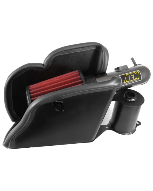 Aem Induction Air Induction System - Dryflow - Reusable Dry Filter - Aluminum - Gray Powder Coat - Mazda MX-5 2016-25