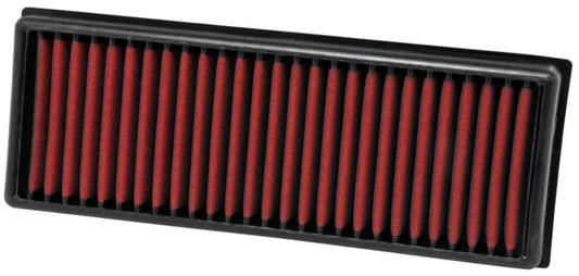 Aem Induction Air Filter Element - Dryflow - Panel - 13-7/8 x 5-7/32 in - 1-3/4 in Tall - Synthetic - Red - Mercedes -