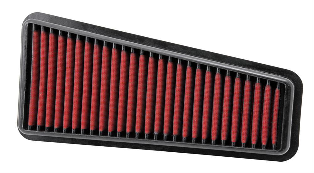 Aem Induction Air Filter Element - Dryflow - Panel - 6-5/8 x 14-5/16 in - 1-1/2 in Tall - Synthetic - Red - Toyota