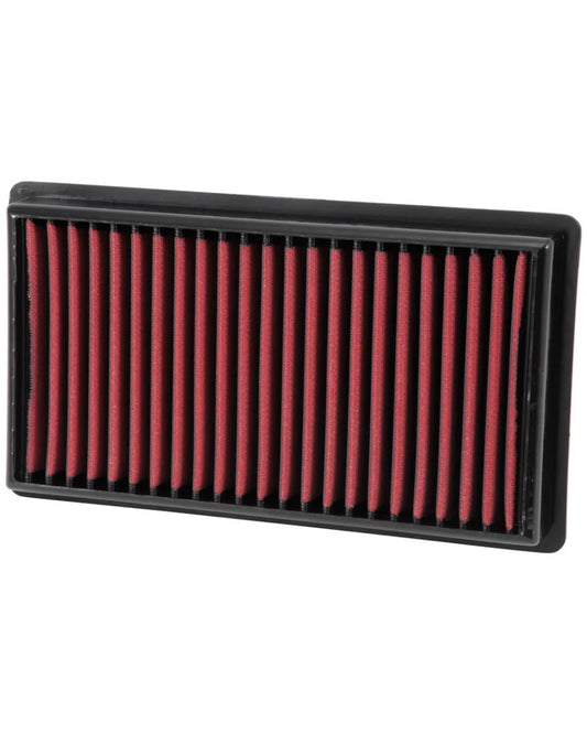 Aem Induction Air Filter Element - DryFlow - Panel - 12 x 6.75 in - 1.438 in Tall - Synthetic - Red - Ford Midsize Car