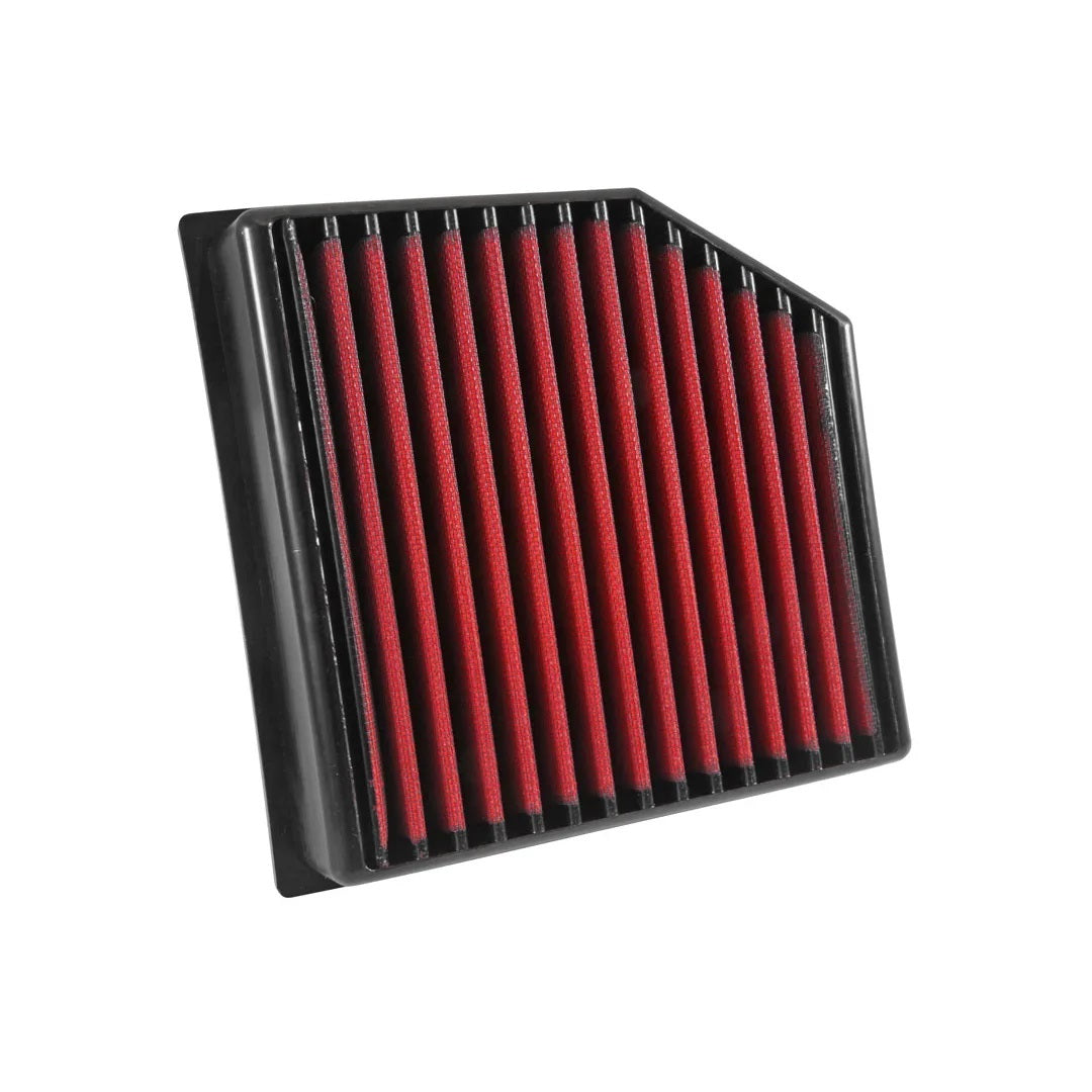 Aem Induction Air Filter Element - DryFlow - Panel - 9.125 x 9.063 in - 2.25 in Tall - Synthetic - Red - Various